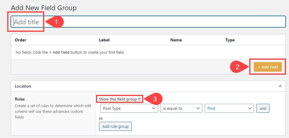 creating them