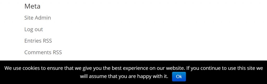 How to Add an Easy Cookie Compliance Opt-in to WordPress