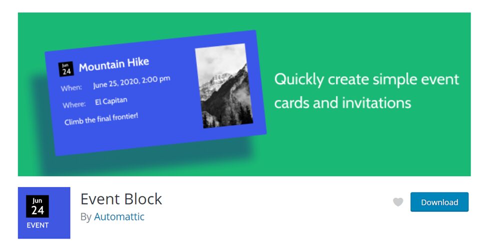 How to Use the WordPress Event Block by Automattic