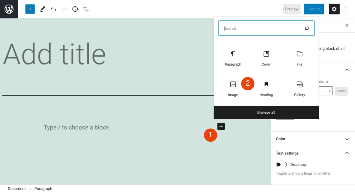 How to Use the WordPress Image Block