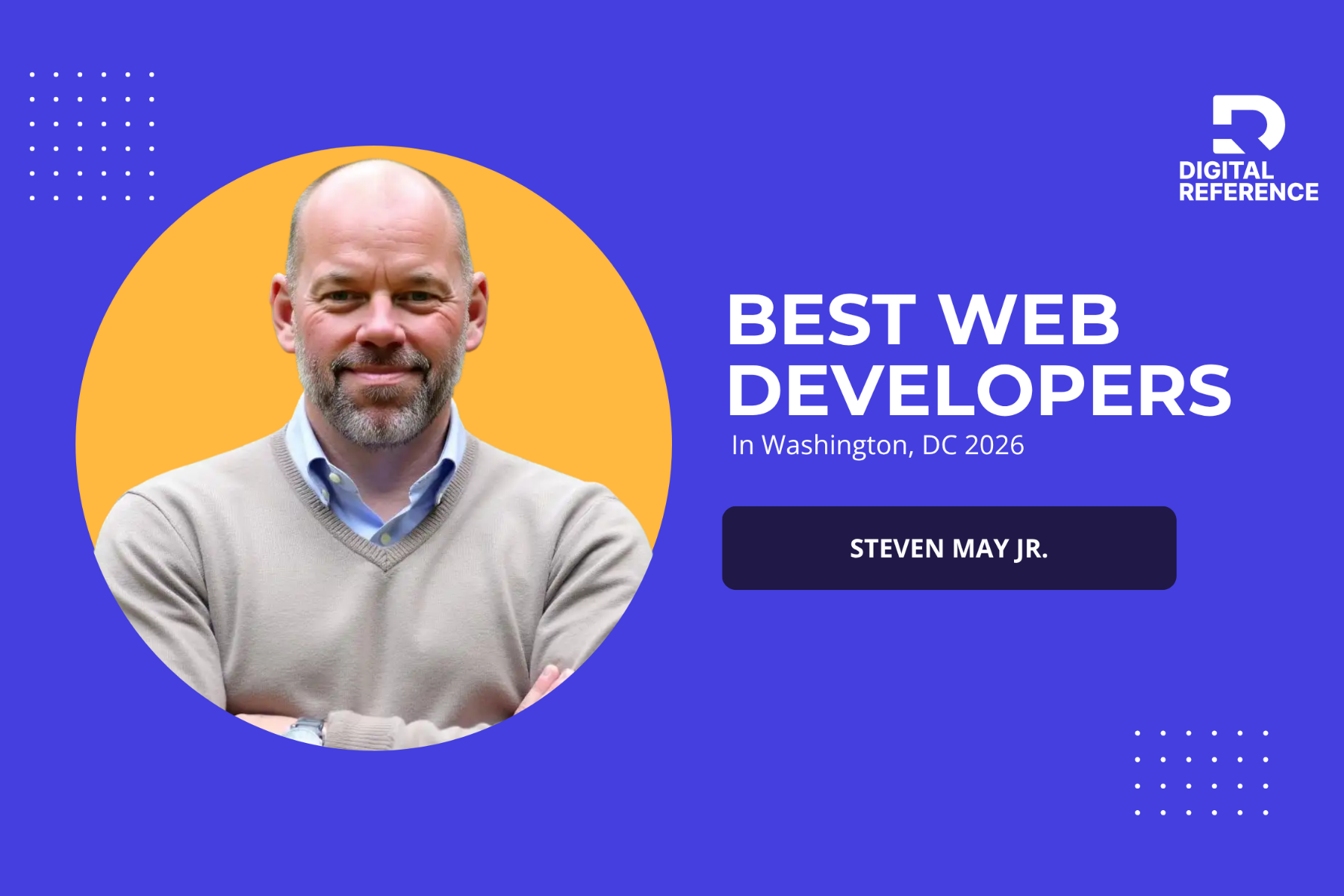 Steven May Jr. Featured Among the Best Web Developers in Washington, DC