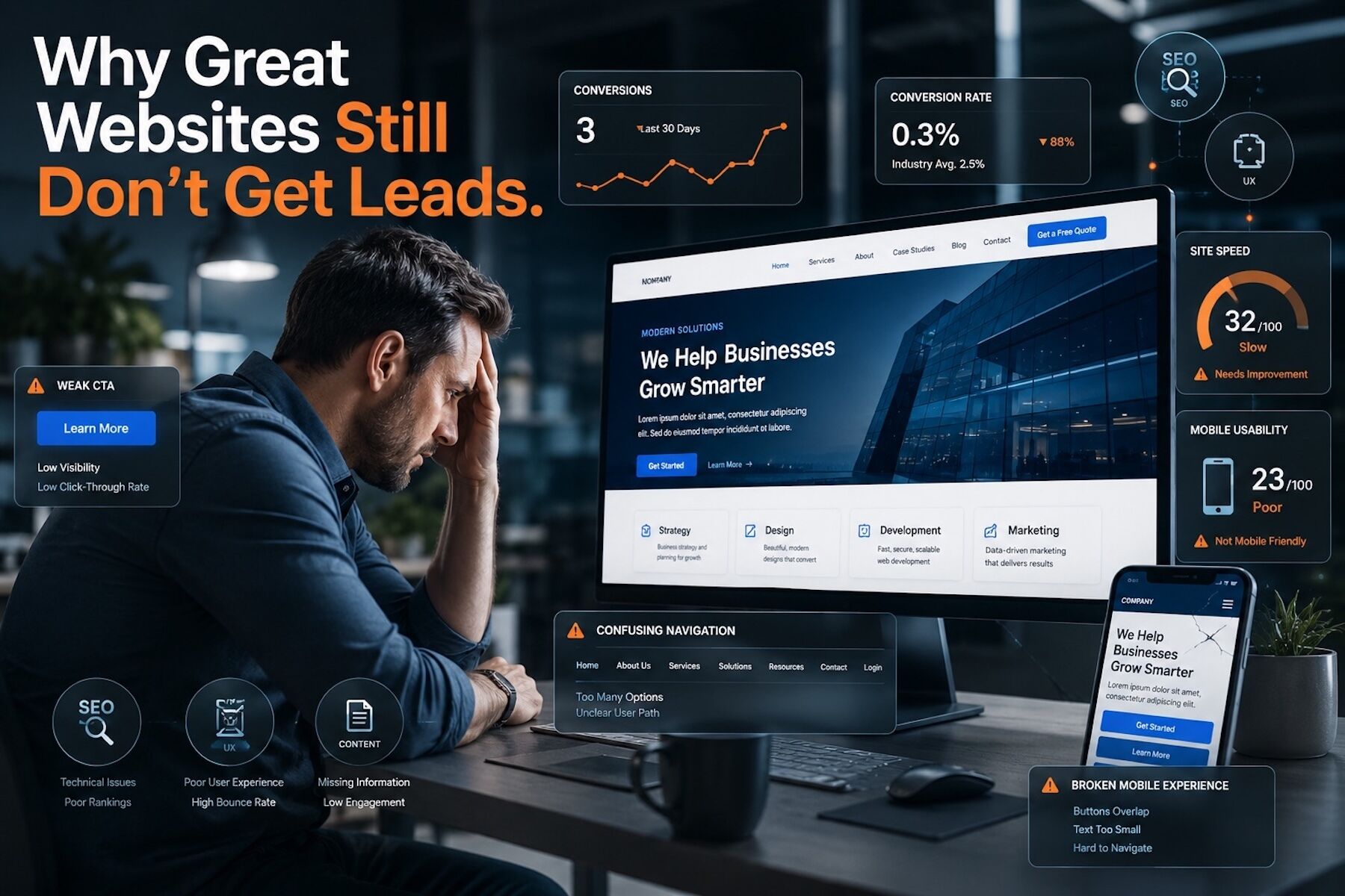 Why Great Websites Still Don’t Get Leads