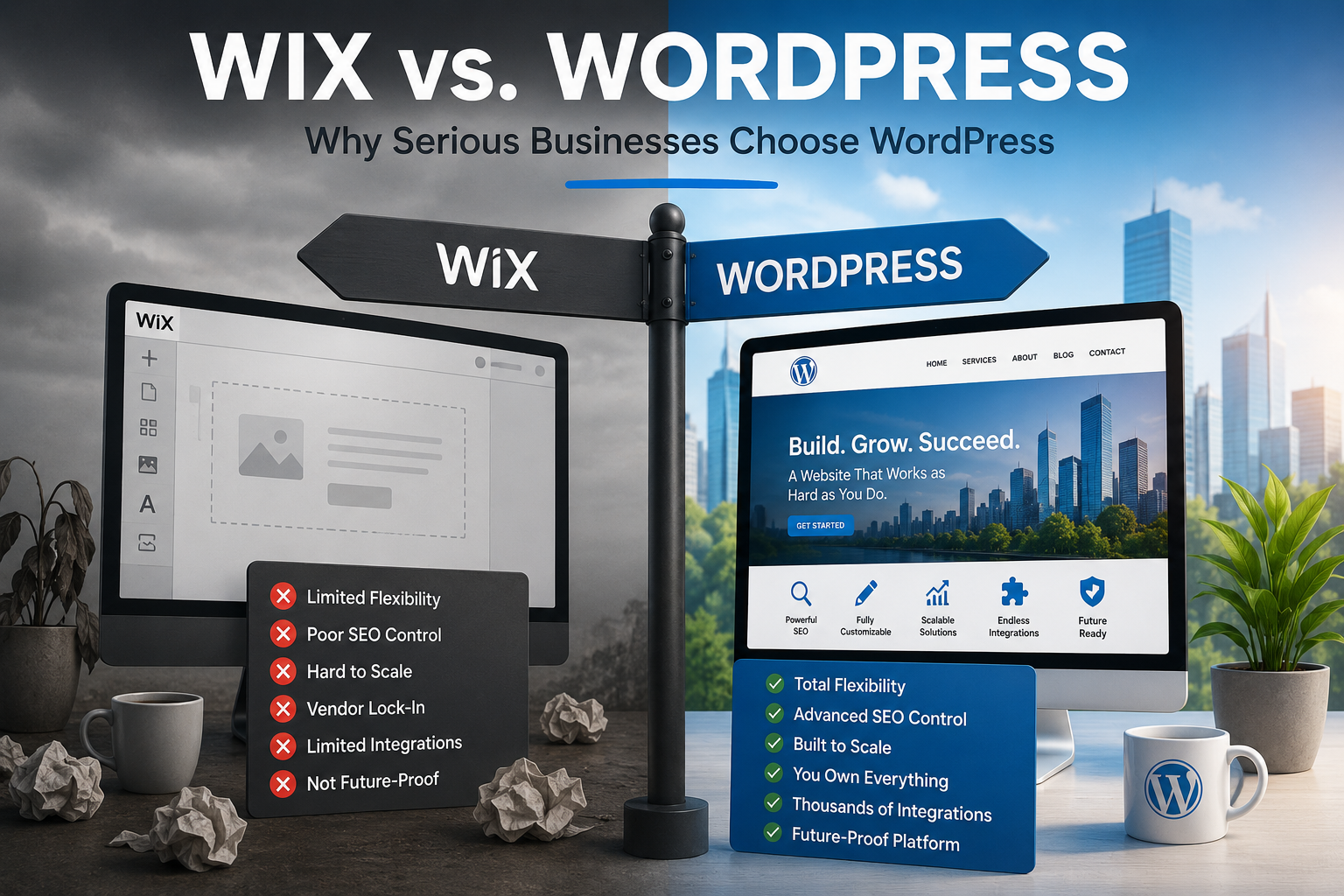 Why Wix Isn’t the Right Choice for Serious Businesses