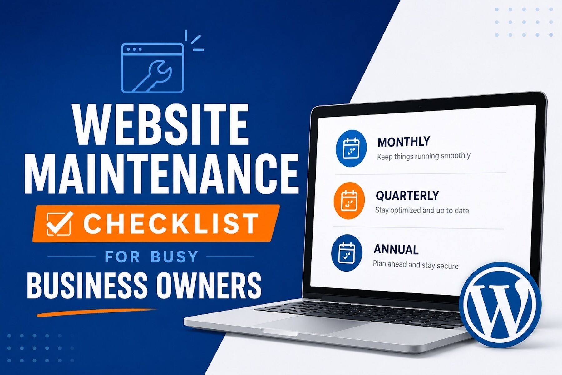 Website Maintenance Checklist for Business Owners