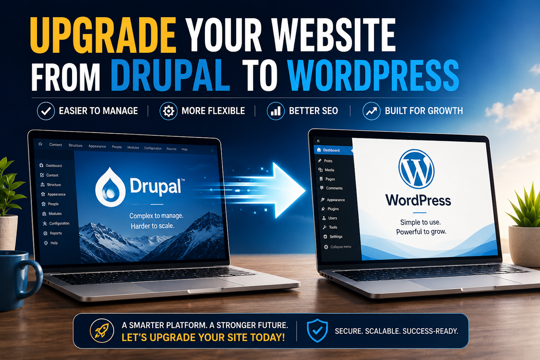 Upgrade Your Website from Drupal to WordPress